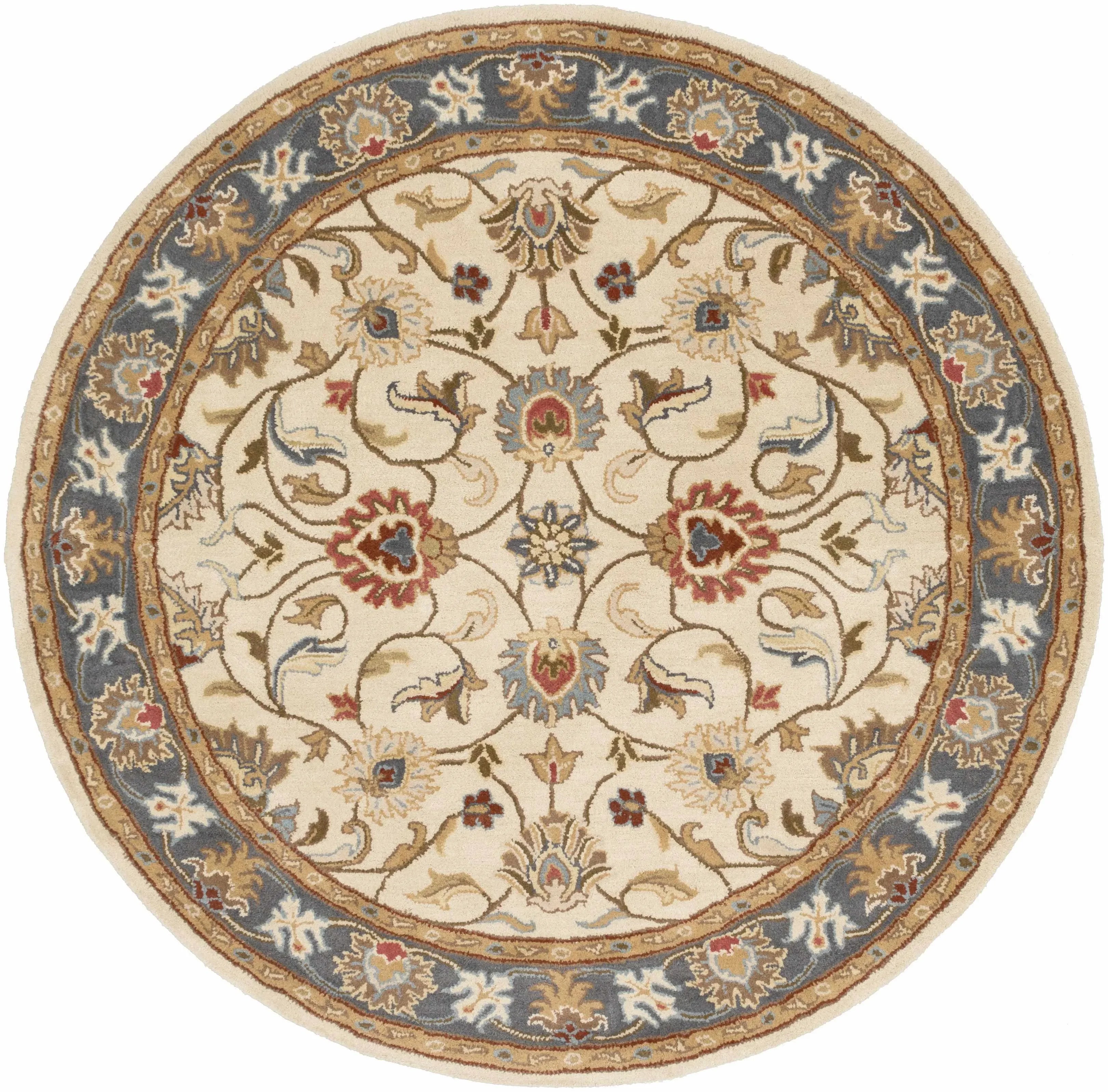 Cherryfield Wool Rug in Yellow and Sage