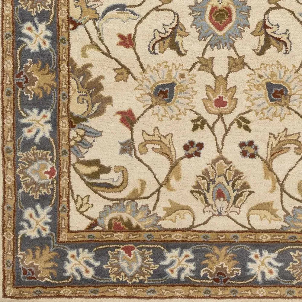 Cherryfield Wool Rug in Yellow and Sage