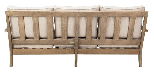 Martinique Natural Wood Patio Sofa - The Mayfair Hall