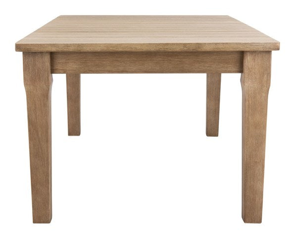 Martinique Natural Wood Patio Coffee Table - The Mayfair Hall