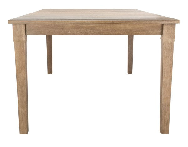Dominica Natural Wooden Outdoor Dining Table - The Mayfair Hall