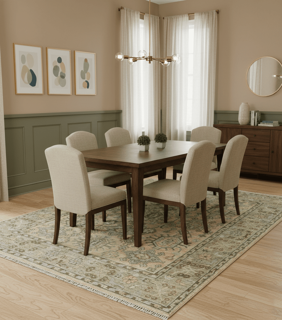 Custom Made Traditional Geometrical Design Peach And Silver Hand Knotted wool area rug