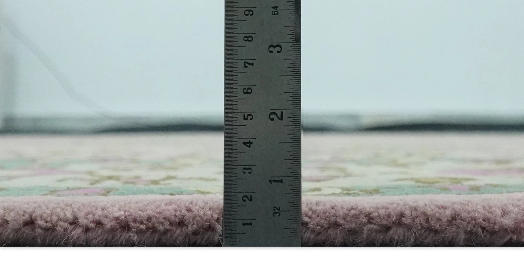 Custom Made Tree of life Traditional Floral Light Purple, Green, Olive, and Beige Hand Tufted wool Area Rug