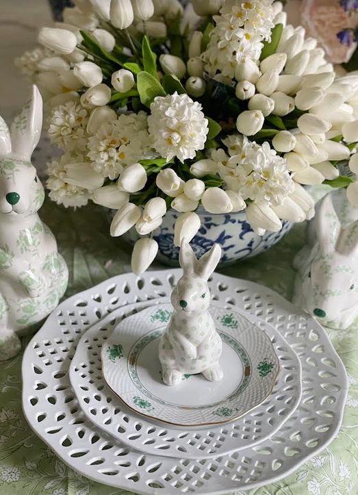 White Pierced Dinnerware