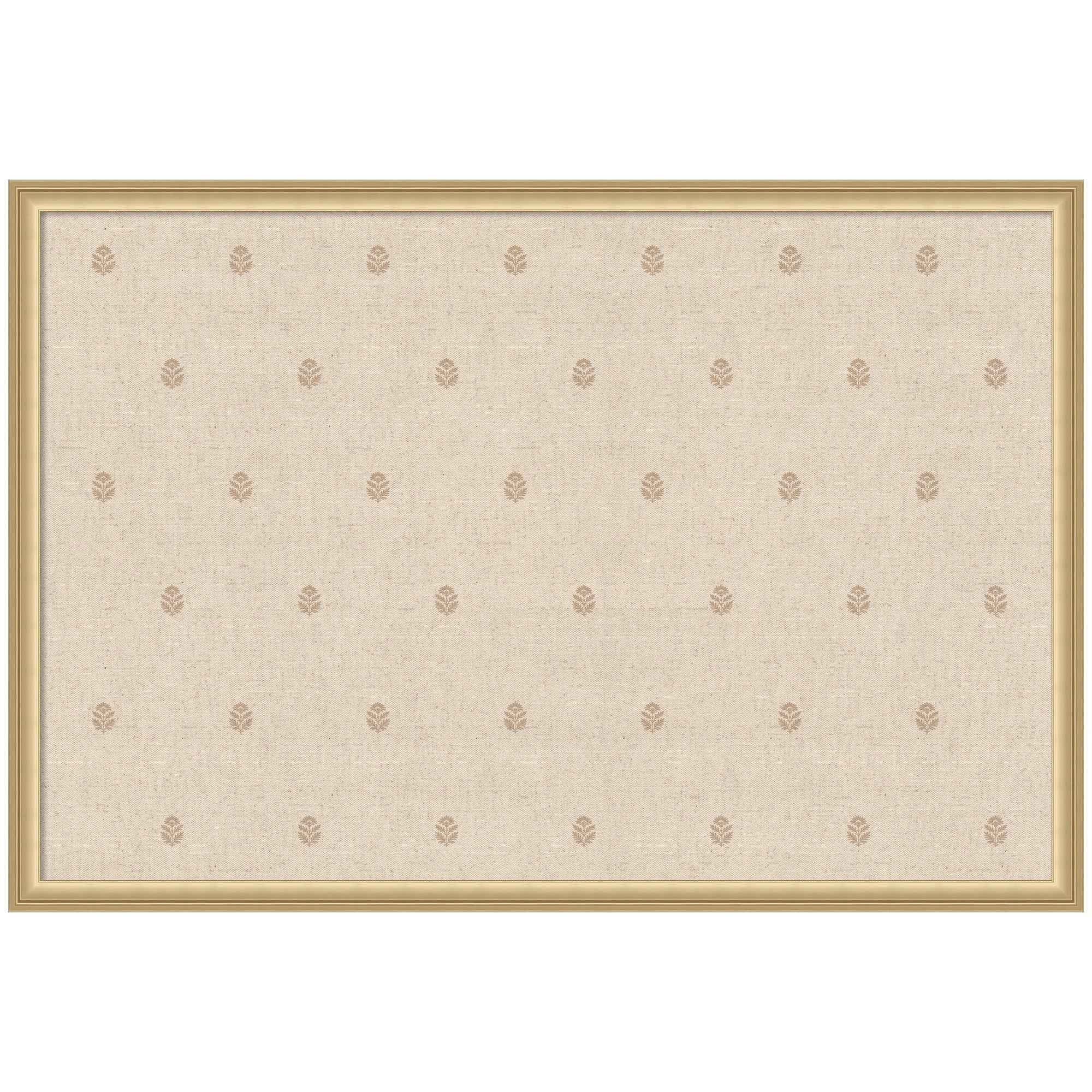 Pinboard Beige Botanical Block Print