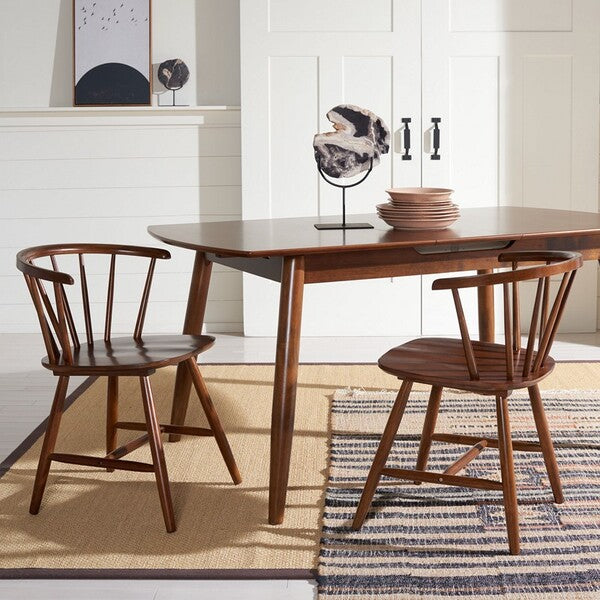 Ceres Spindle Back Dining Chair in Walnut (Set of 2)