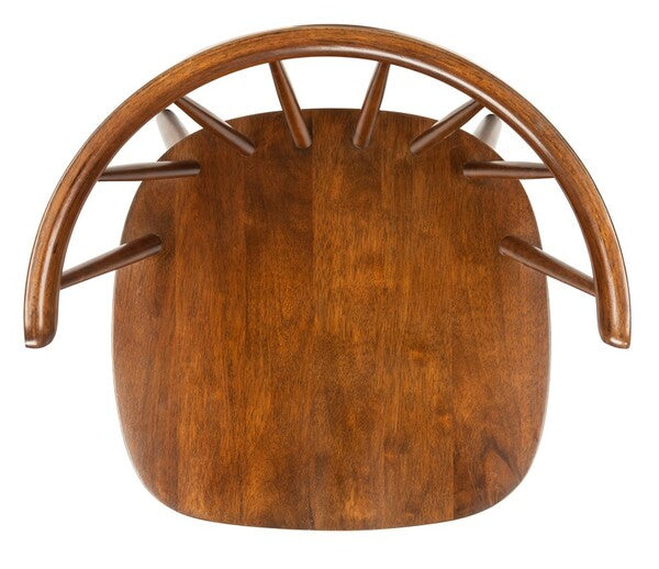 Ceres Spindle Back Dining Chair in Walnut (Set of 2)