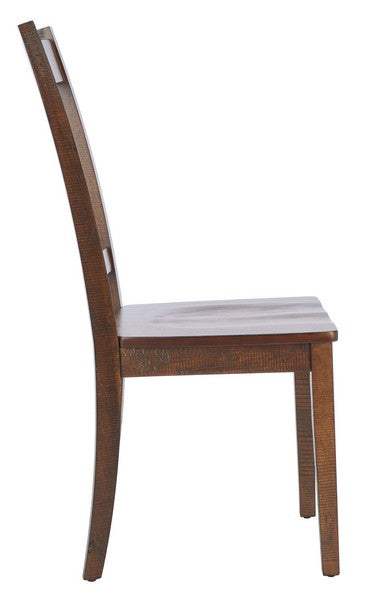 Sergio Splat Back Dining Chair in Rustic Cafe (Set of 2)
