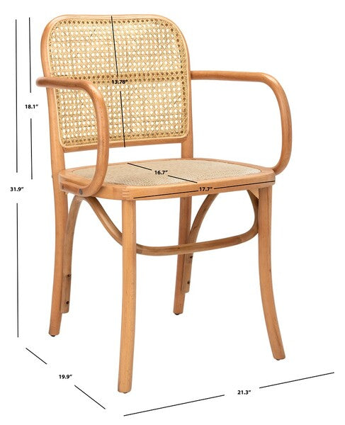 Keiko Cane Dining Chair in Natural