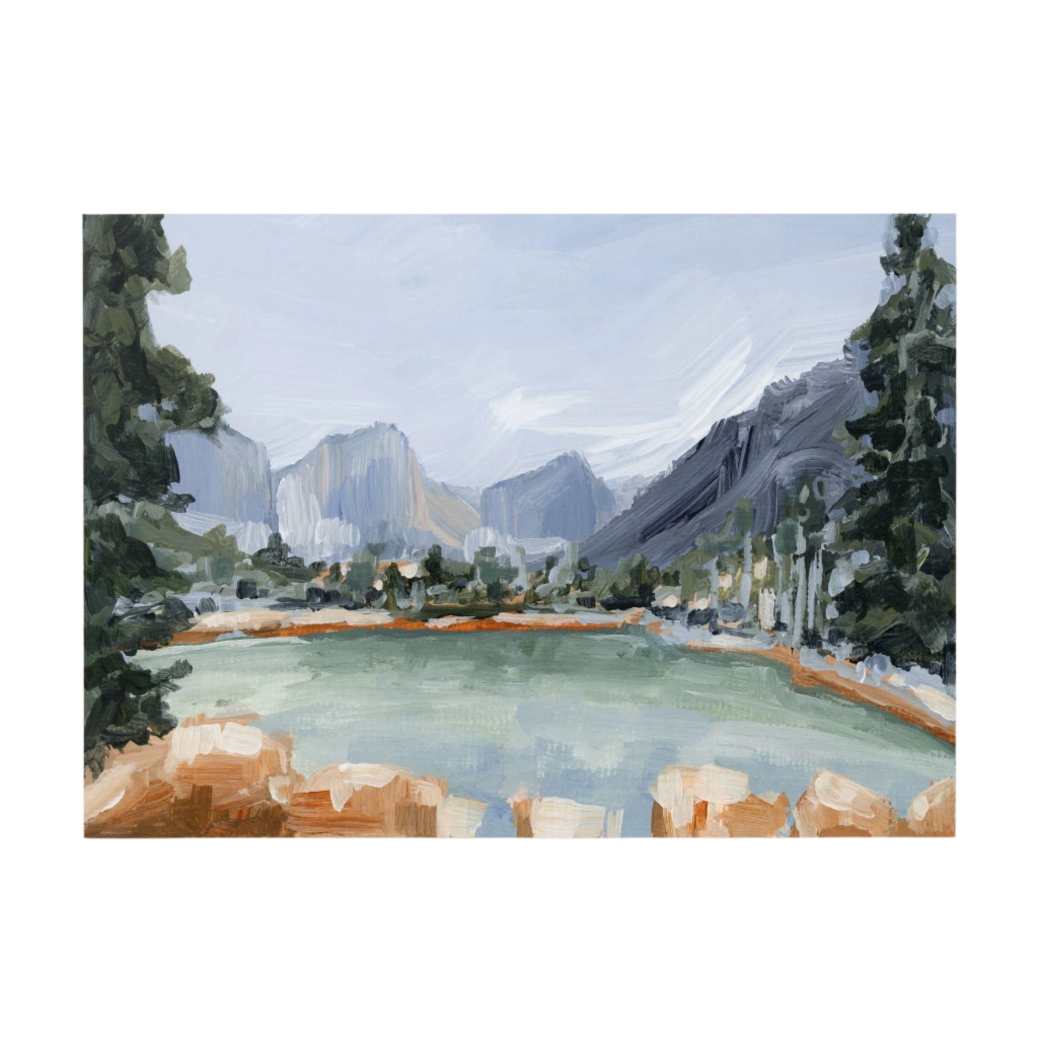 "Delta Lake" Art Print