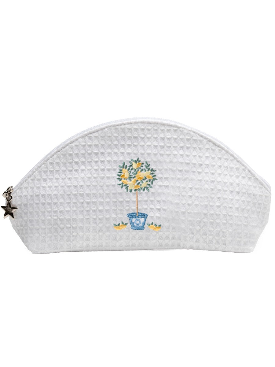 Cosmetic Bag (Small), Lemon Topiary Tree (Yellow) - The Mayfair Hall