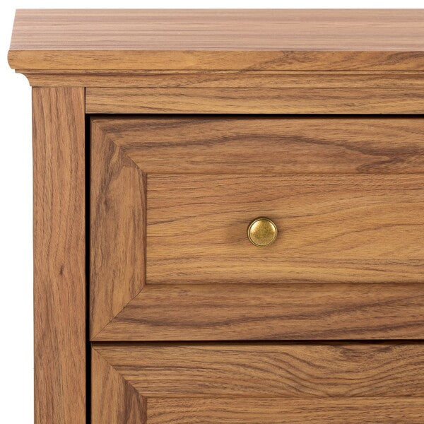 Sondra 6 Drawer Dresser in Oak