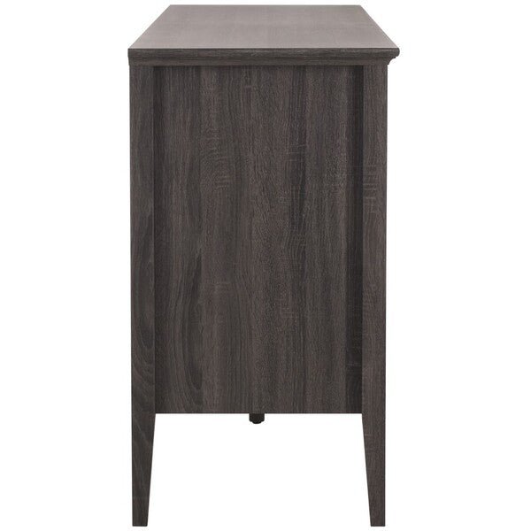 Sondra 6 Drawer Dresser in Distressed Black