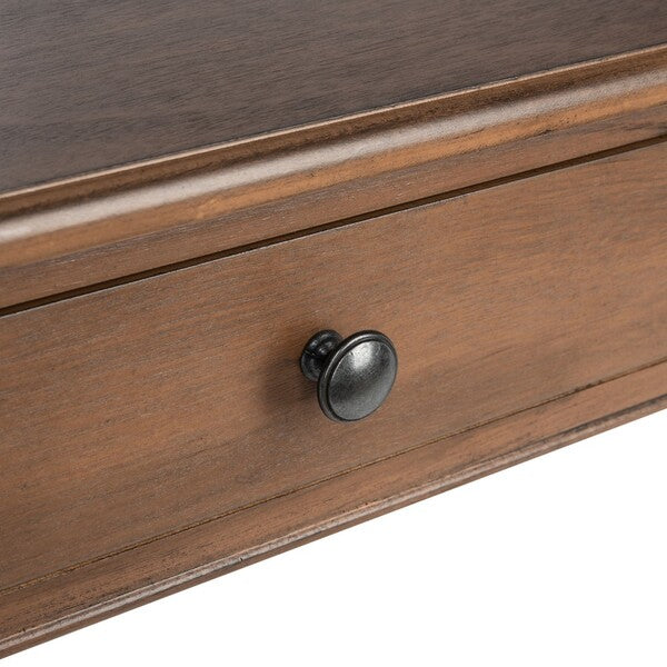 Arina 1 Drawer Desk in Brown