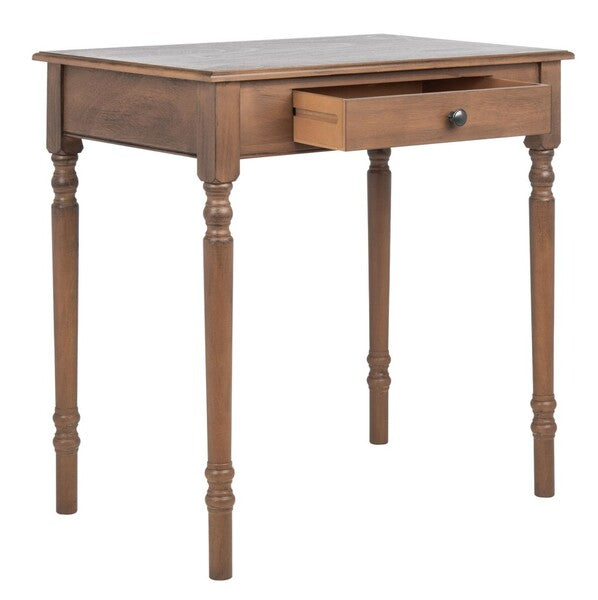 Arina 1 Drawer Desk in Brown