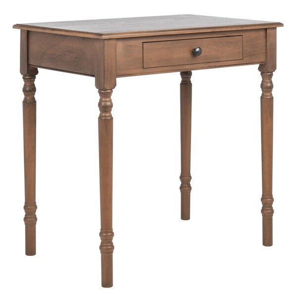 Arina 1 Drawer Desk in Brown