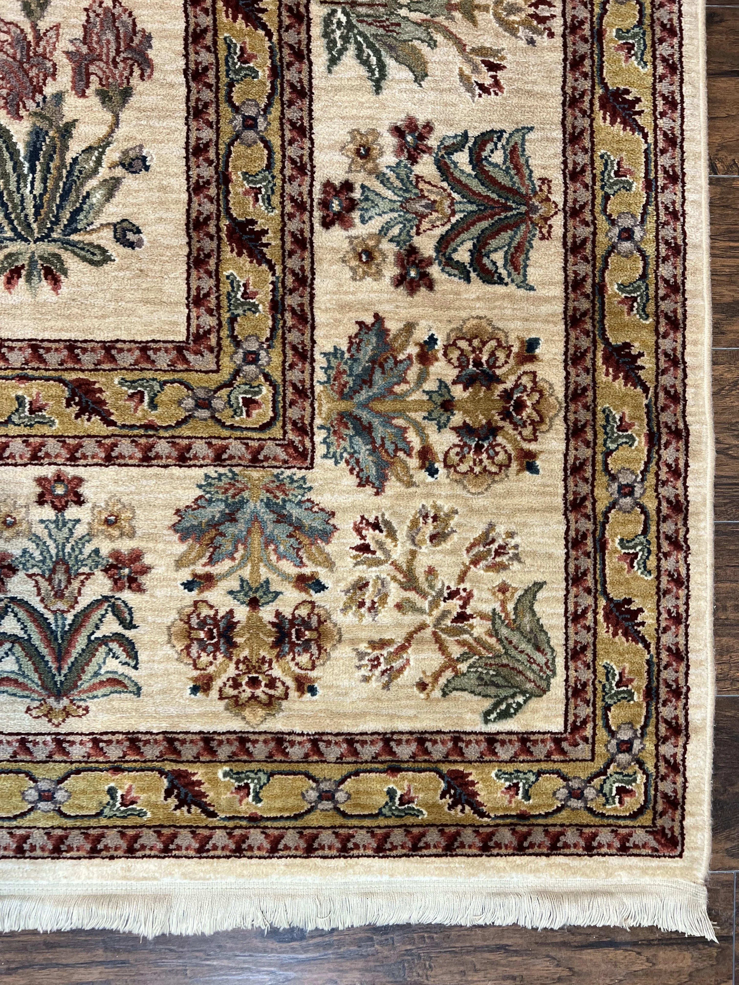 Karastan Rug 8.8 x 12, Ashara Amritsar #549, Oatmeal Color, Wool Pile Karastan Carpet, Discontinued Karastan Area Rug, Decorative