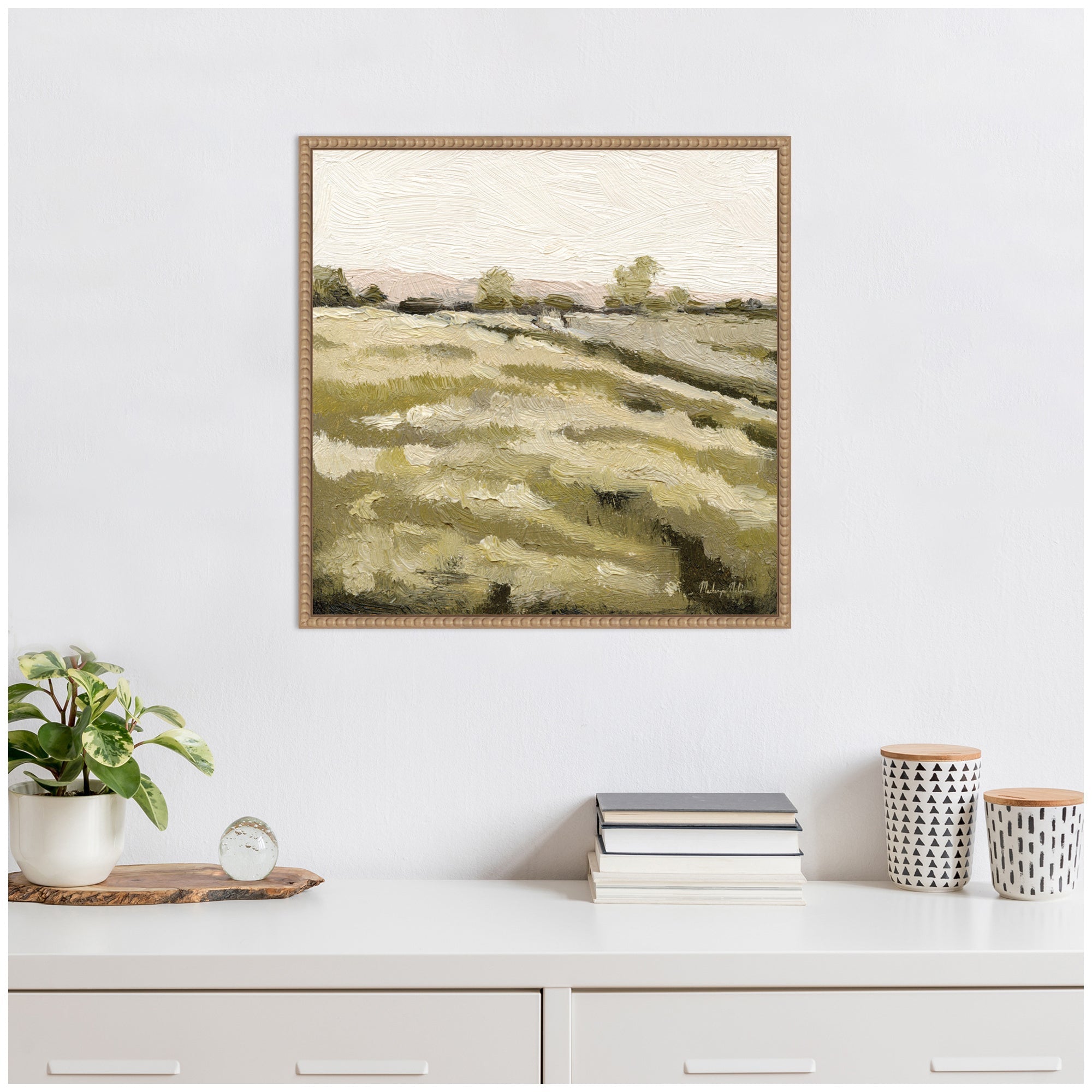 Petit Views No 10 by Mackenzie Nelson Framed Canvas Wall Art Print