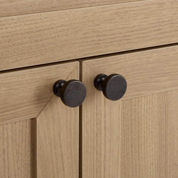 Vero Bookcase in Natural with Fold Desk & Cabinet