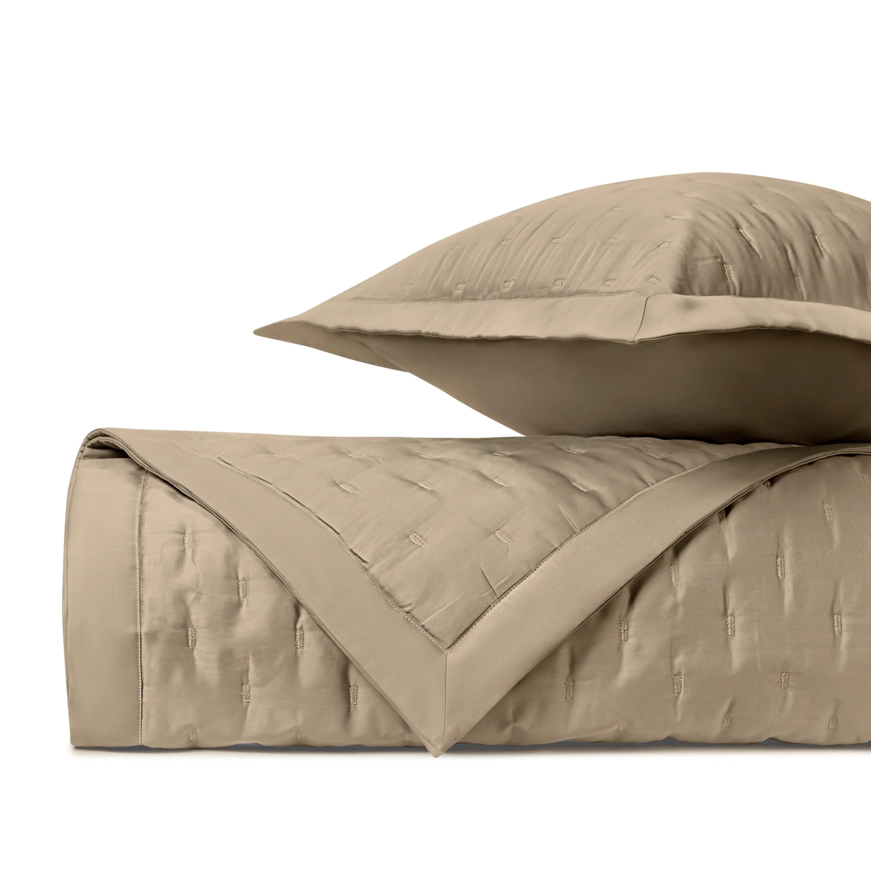 Fil Coupé Quilted Coverlet (Euro) Set - The Mayfair Hall