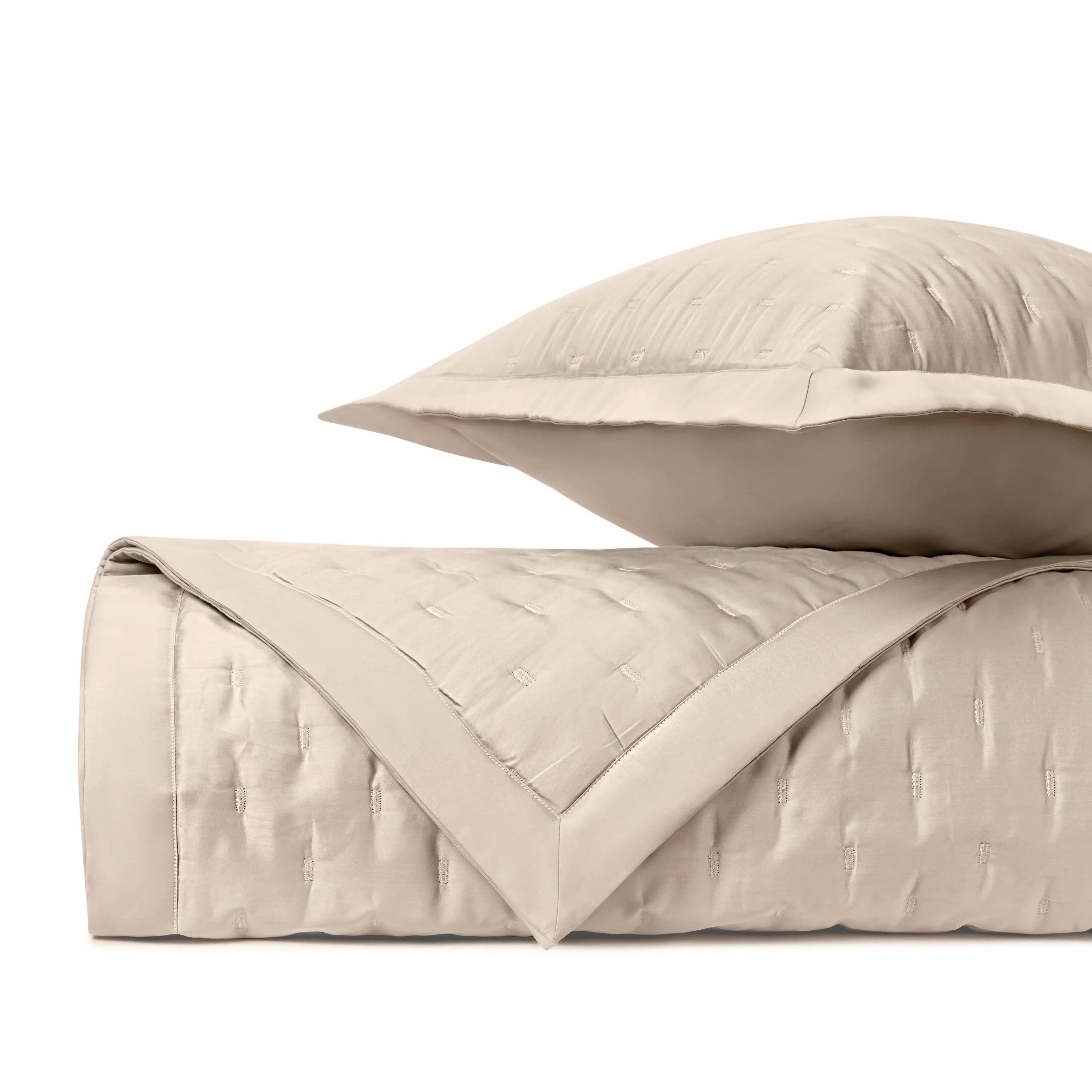 Fil Coupé Quilted Coverlet (Euro) Set - The Mayfair Hall