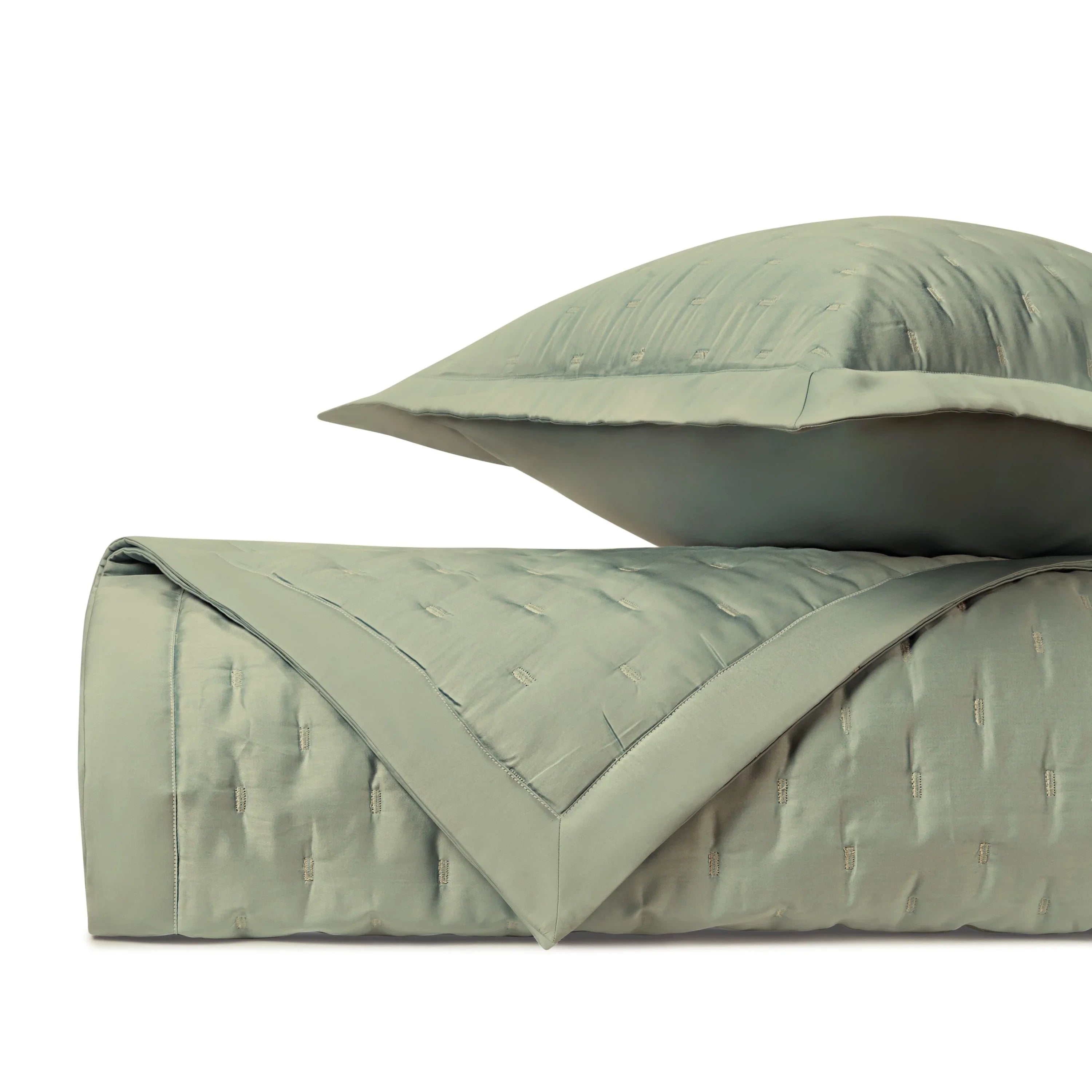 Fil Coupé Quilted Coverlet (Euro) Set - The Mayfair Hall