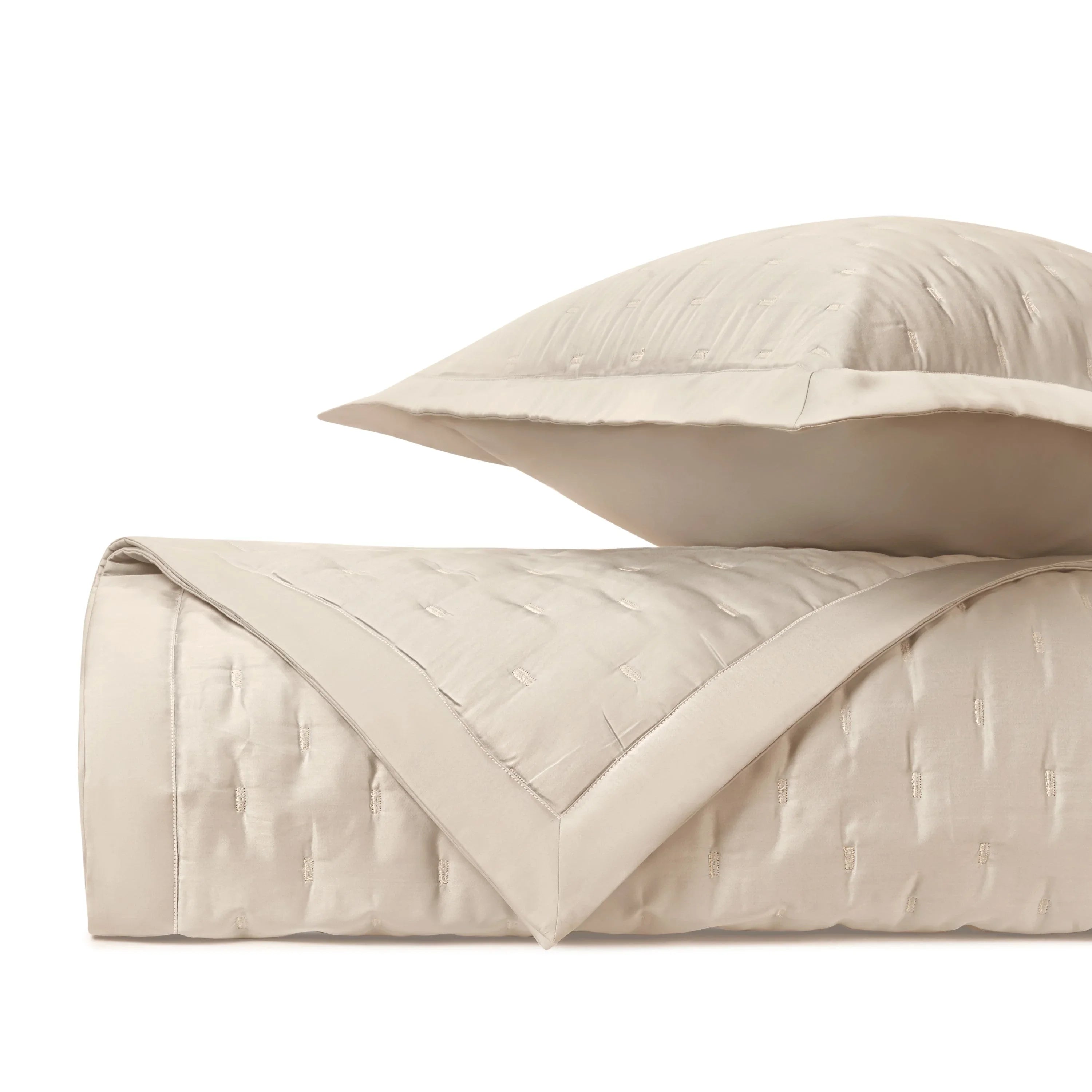 Fil Coupé Quilted Coverlet (Euro) Set - The Mayfair Hall