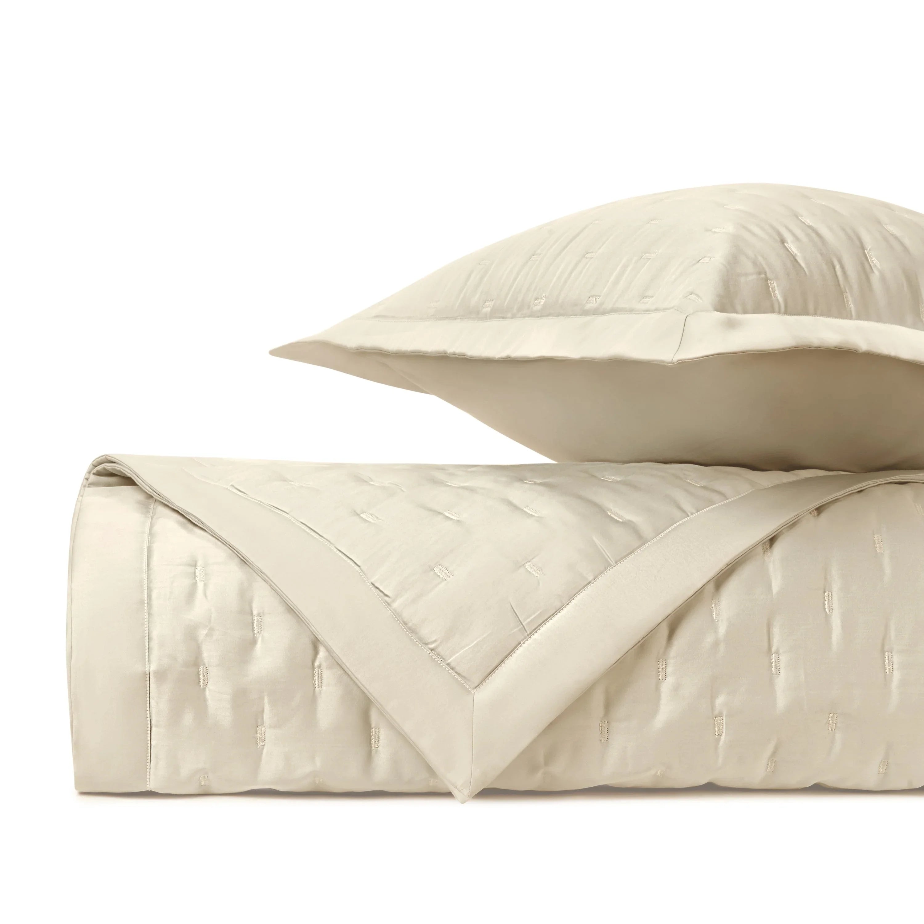Fil Coupé Quilted Coverlet (Euro) Set - The Mayfair Hall