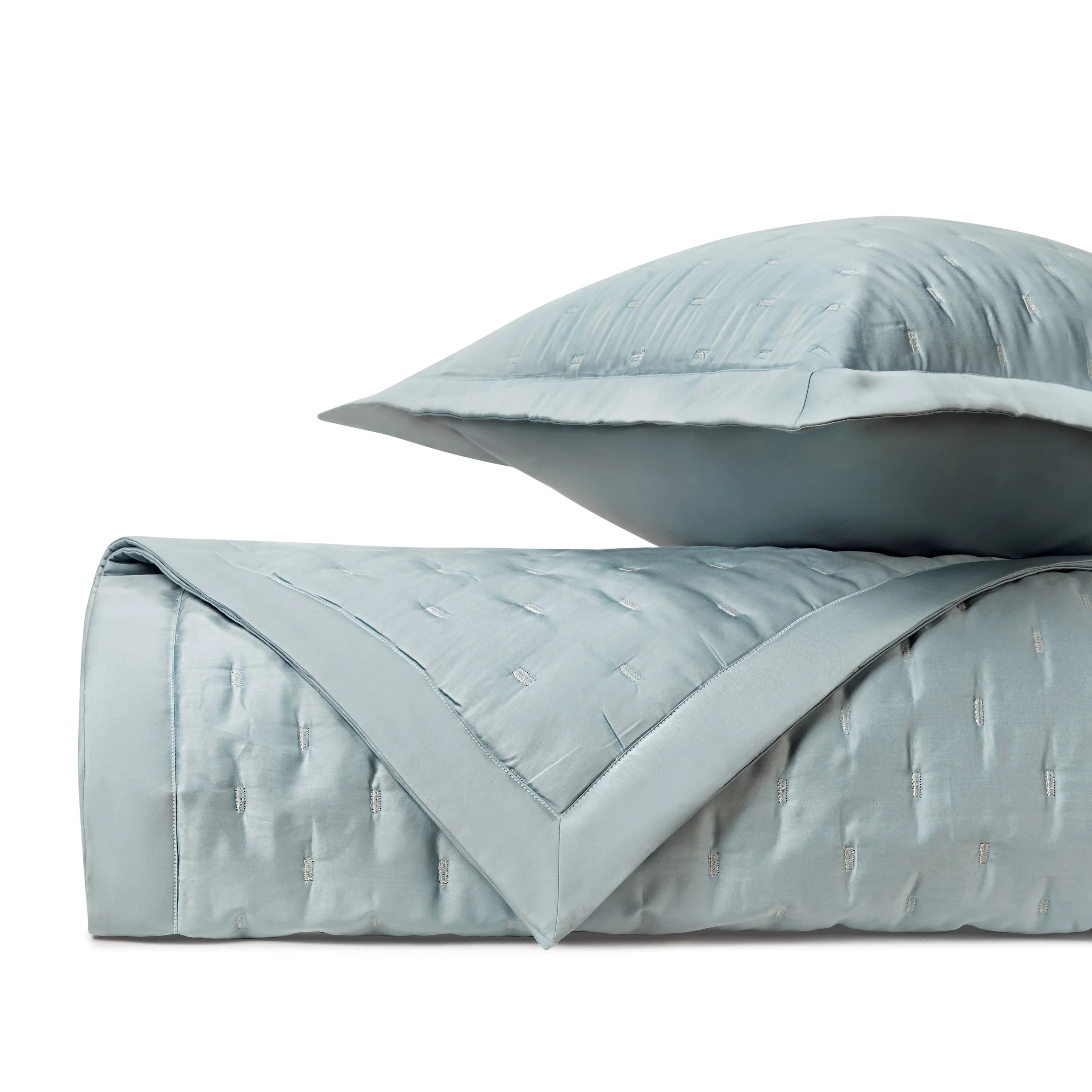 Fil Coupé Quilted Coverlet (Euro) Set - The Mayfair Hall