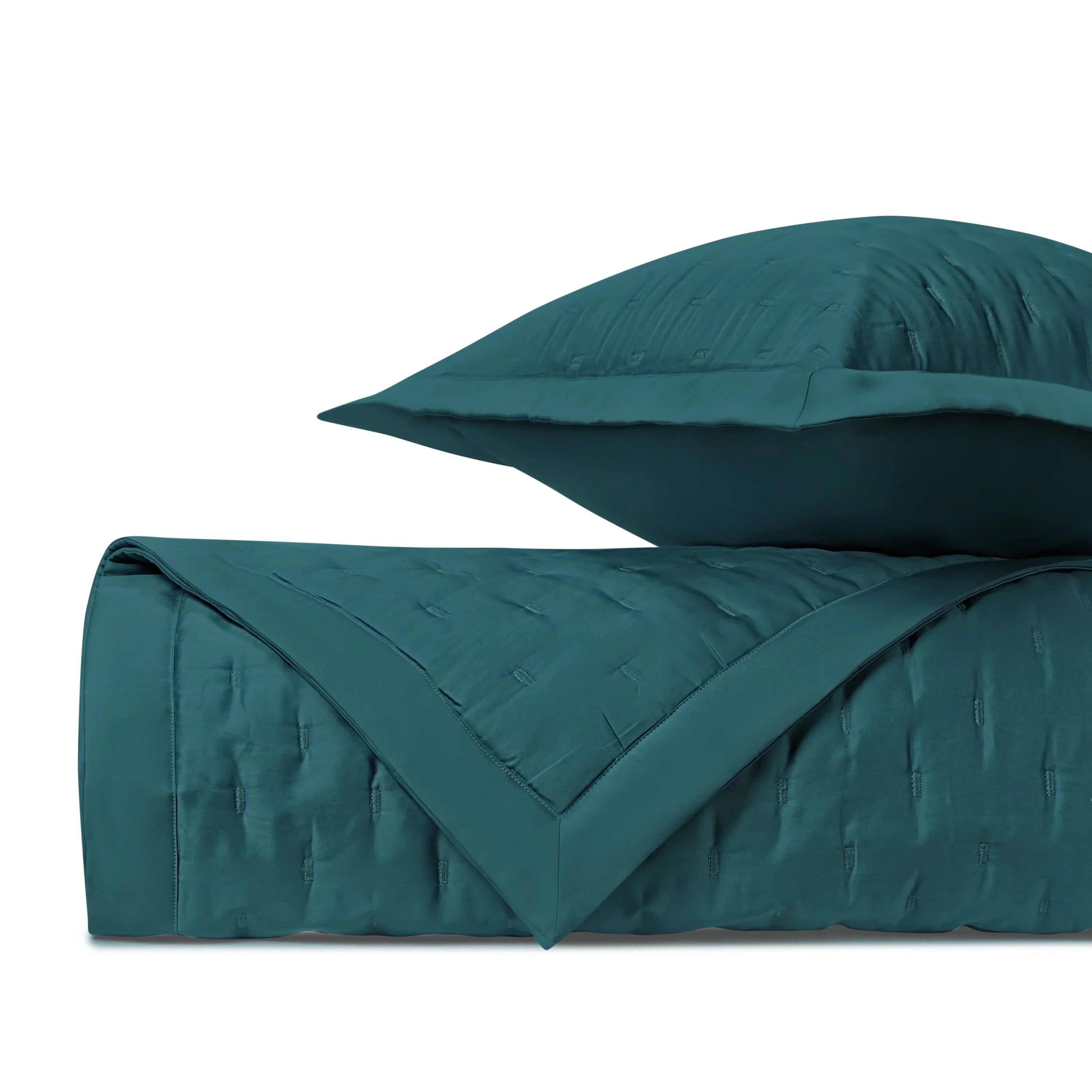 Fil Coupé Quilted Coverlet (Euro) Set - The Mayfair Hall