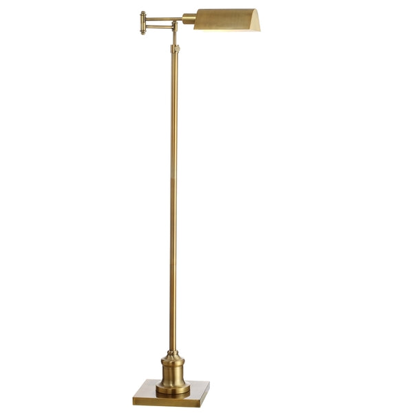 Briggs Floor Lamp in Brass Gold