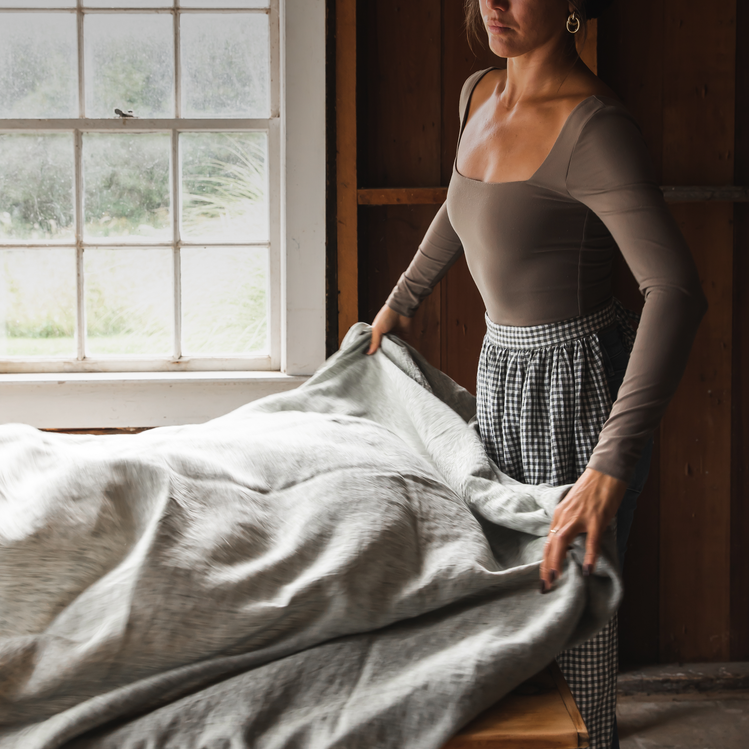 Washed Linen Tablecloth