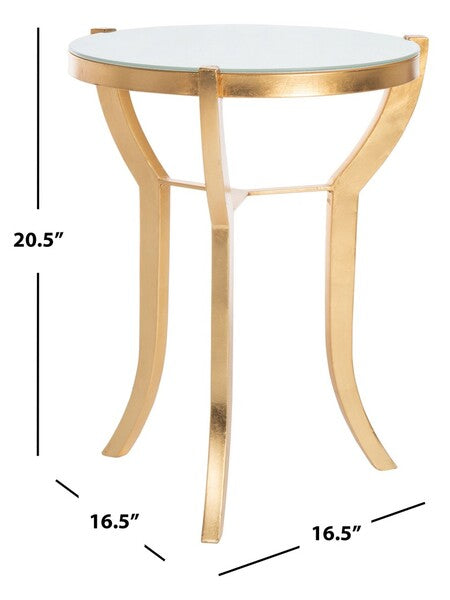 Ormond Gold Accent Table - The Mayfair Hall