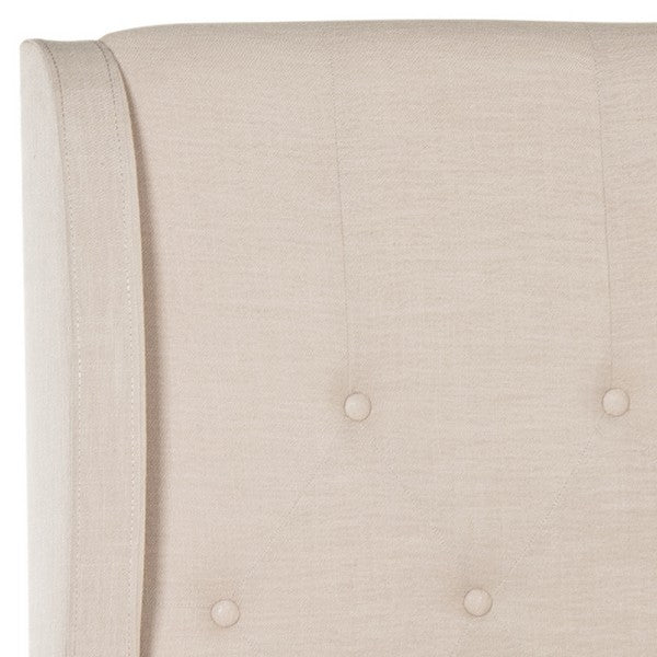 Blanchett Upholstered Bed in Light Beige