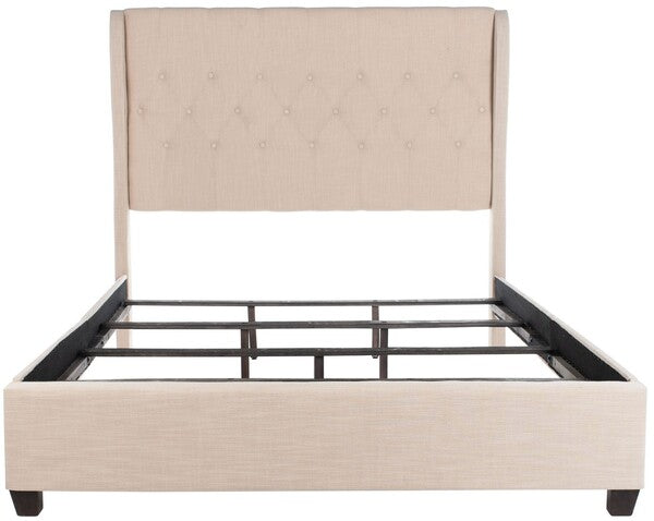 Blanchett Upholstered Bed in Light Beige