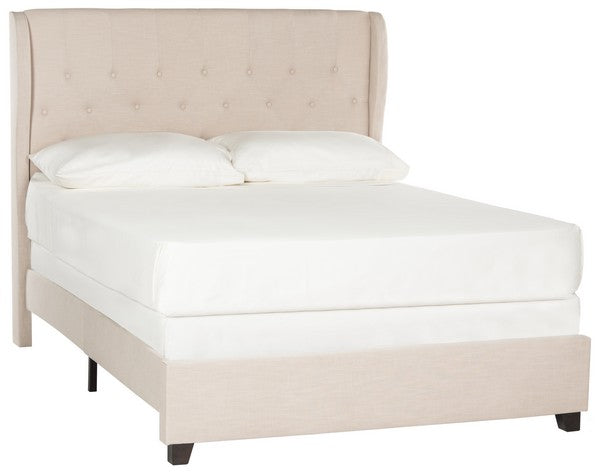 Blanchett Upholstered Bed in Light Beige