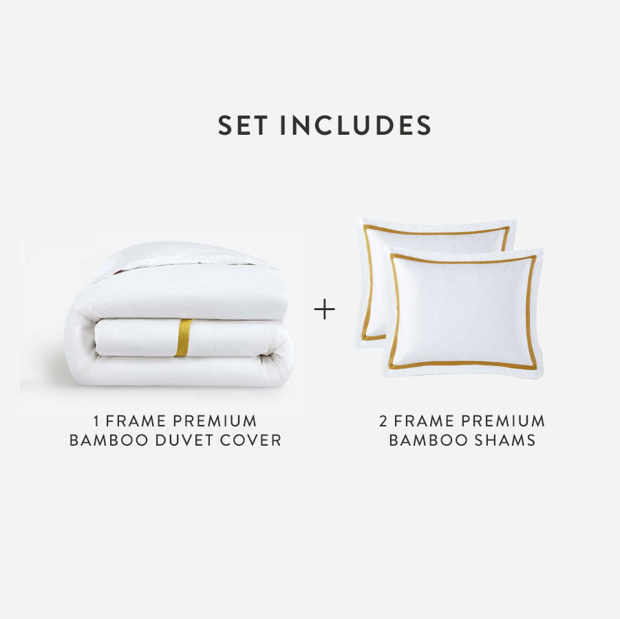 Frame Premium Bamboo Duvet Bundle