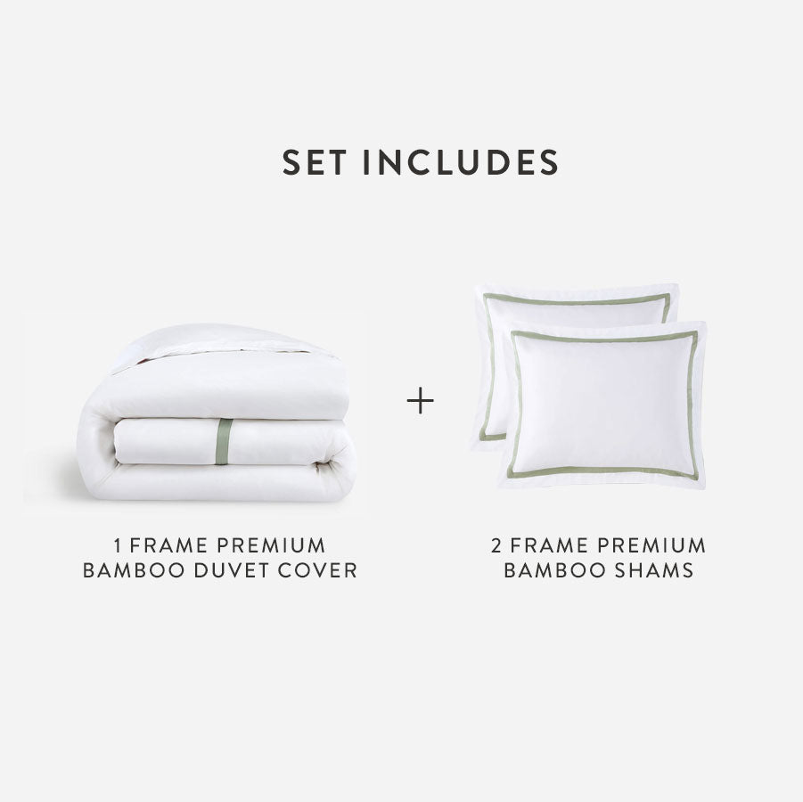 Frame Premium Bamboo Duvet Bundle
