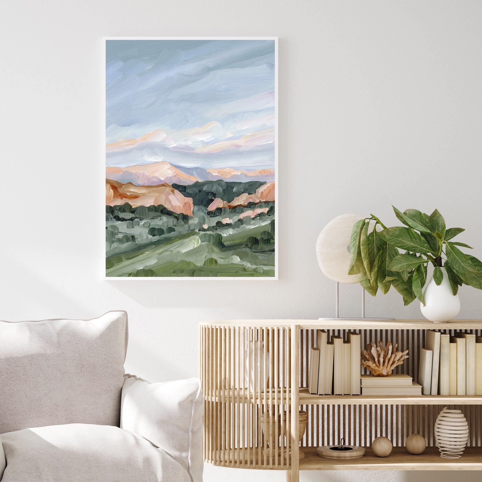 "Garden at Twilight" Art Print