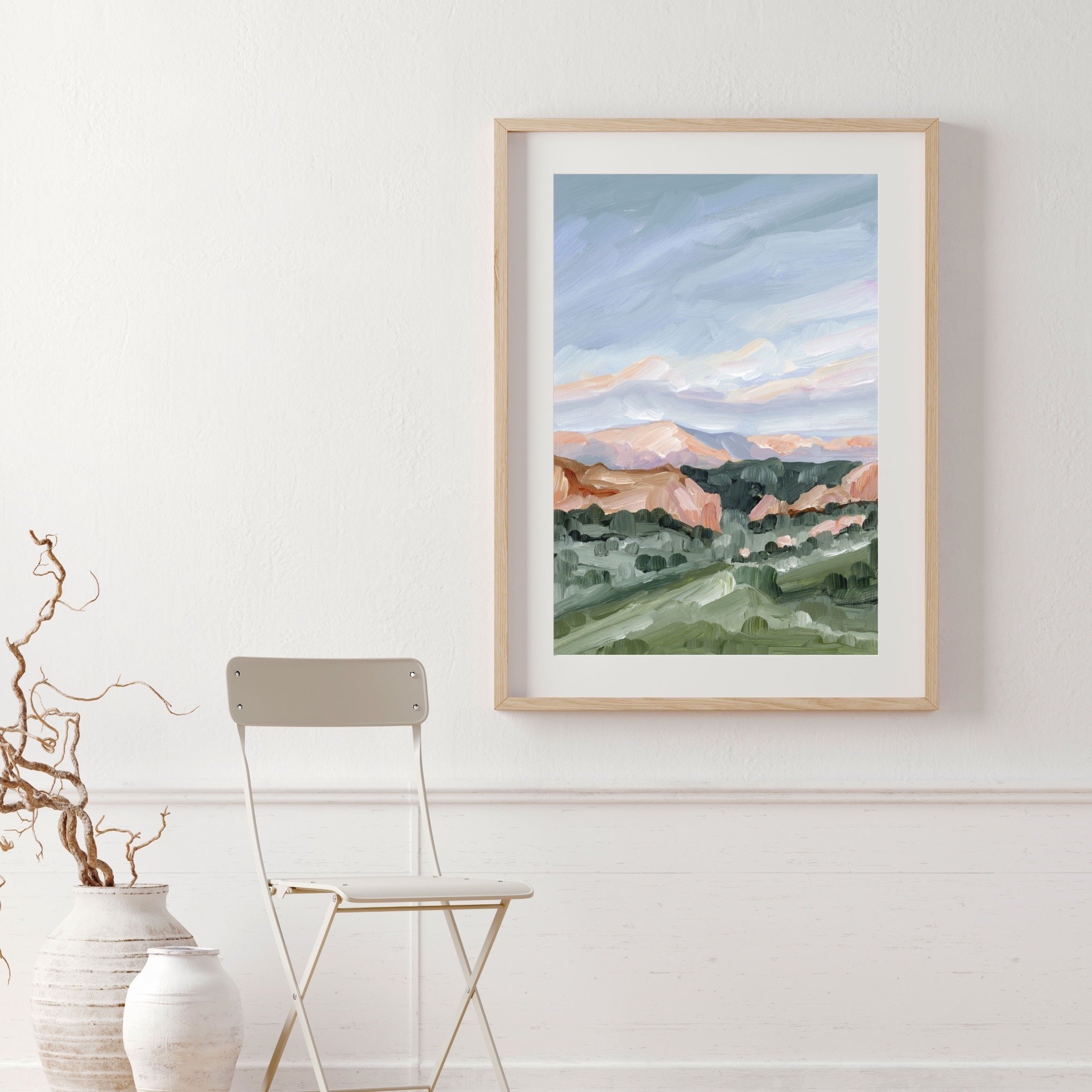 "Garden at Twilight" Art Print