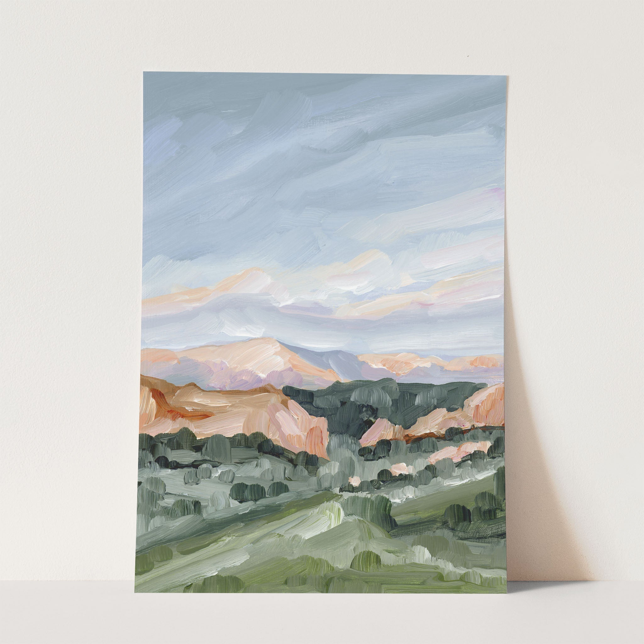 "Garden at Twilight" Art Print