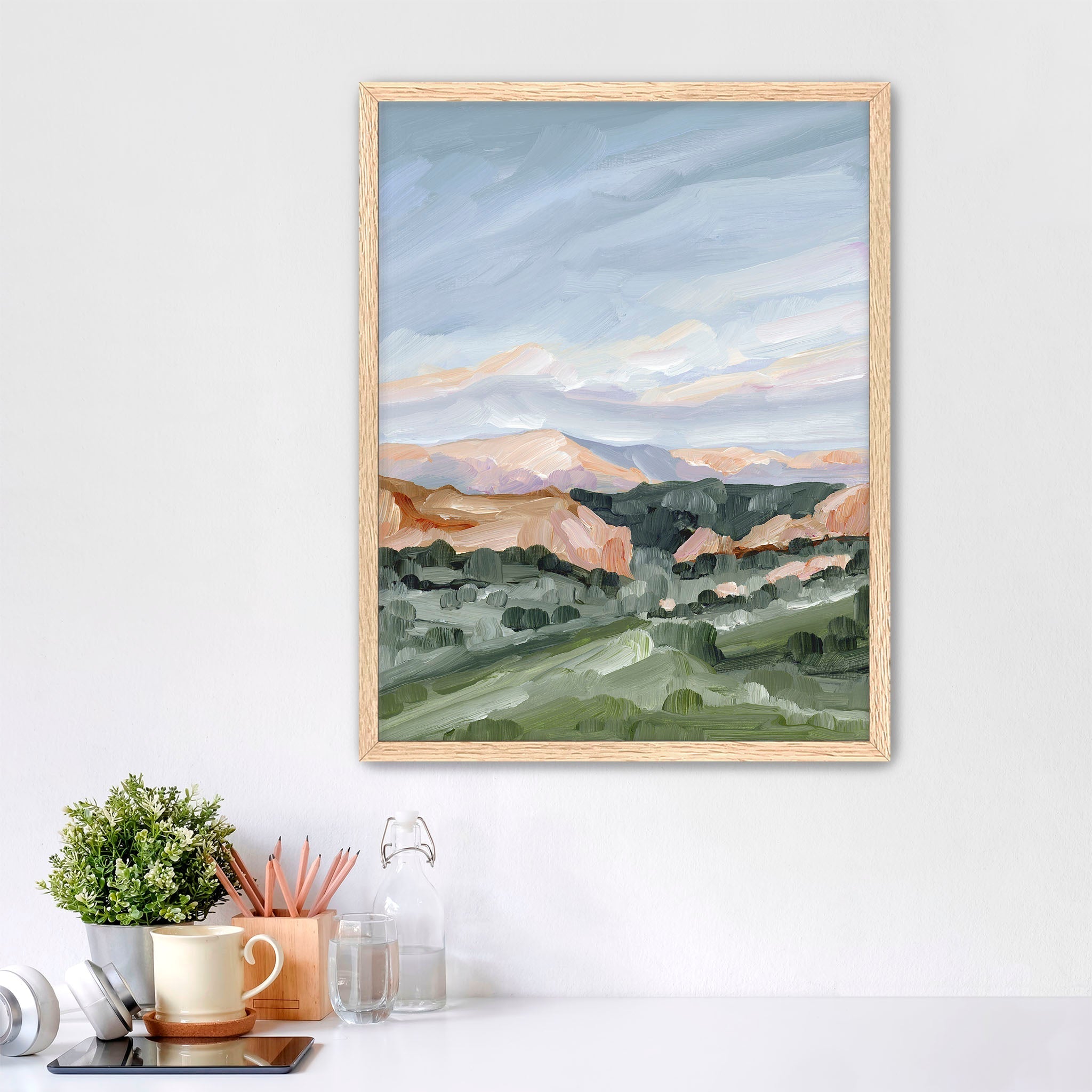"Garden at Twilight" Art Print