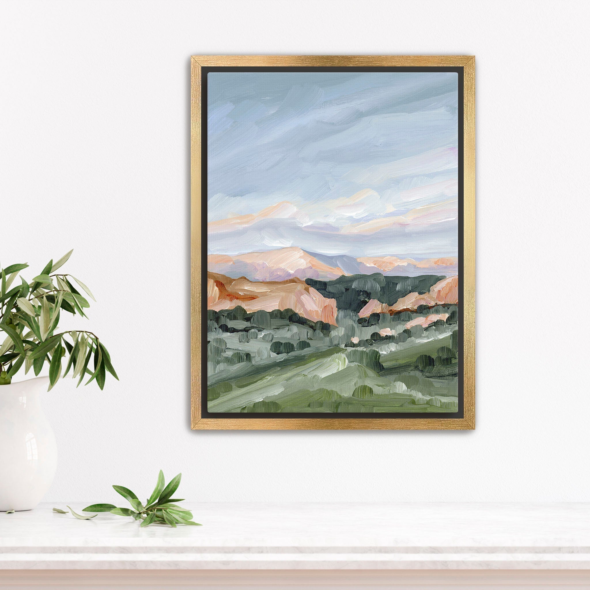 "Garden at Twilight" Art Print