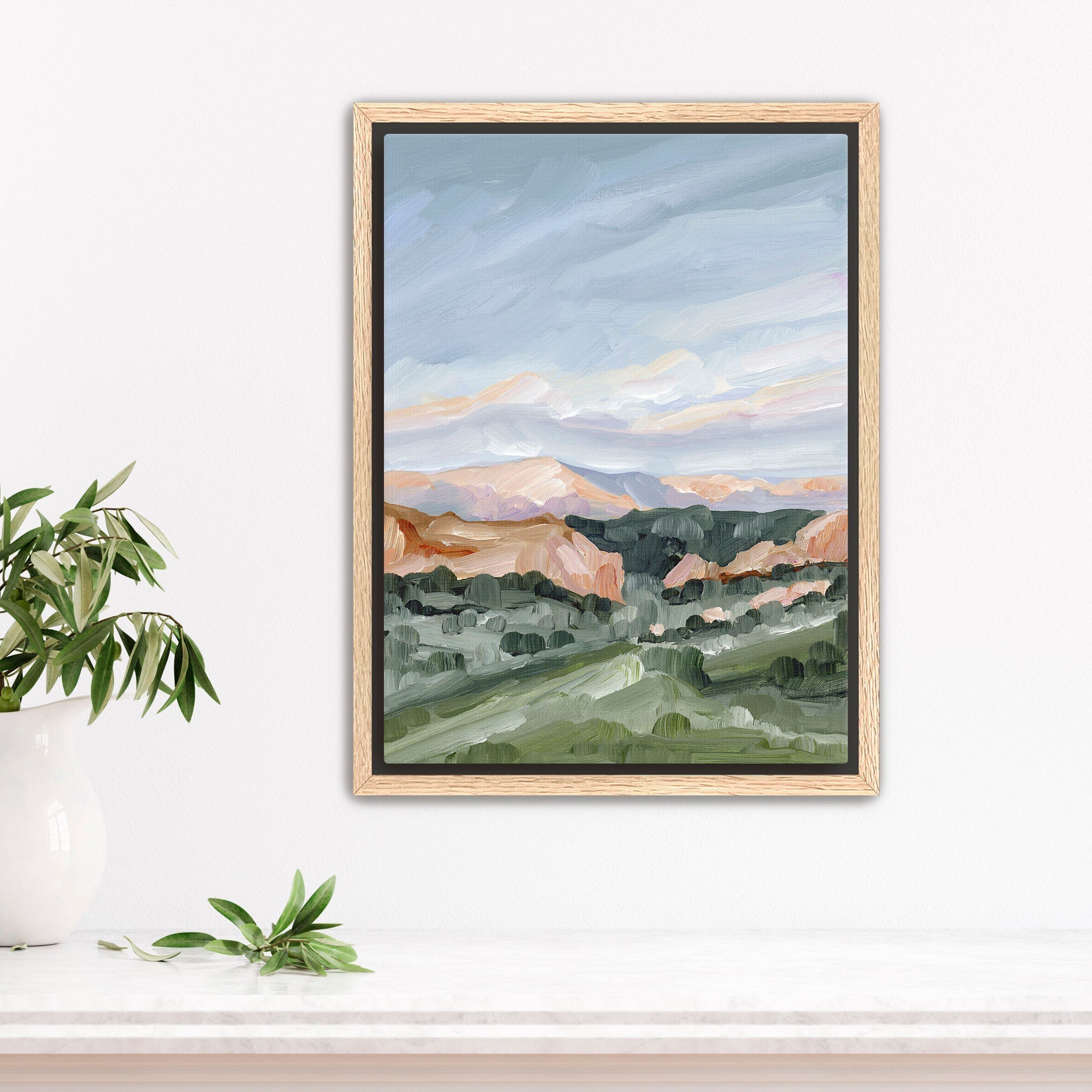 "Garden at Twilight" Art Print