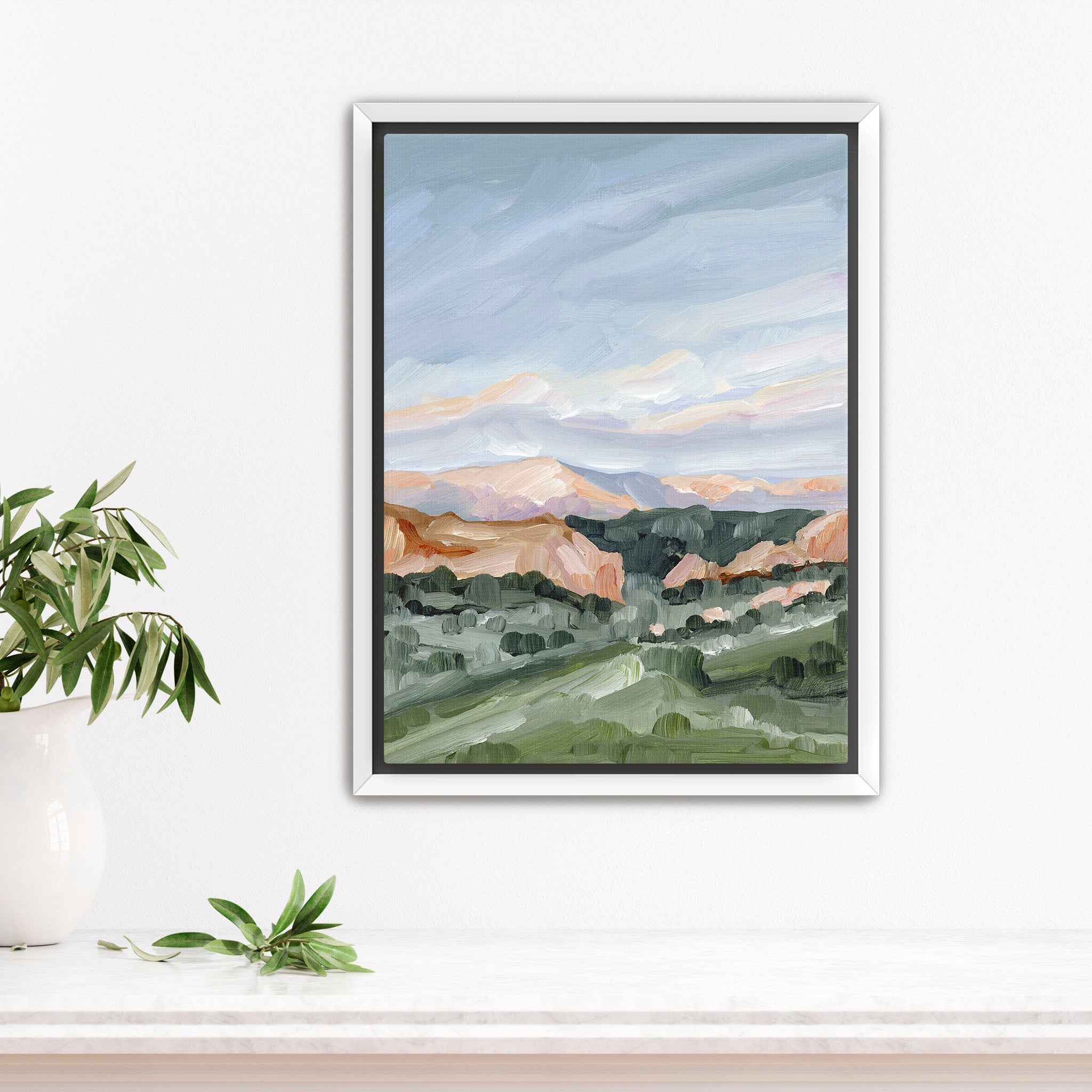 "Garden at Twilight" Art Print