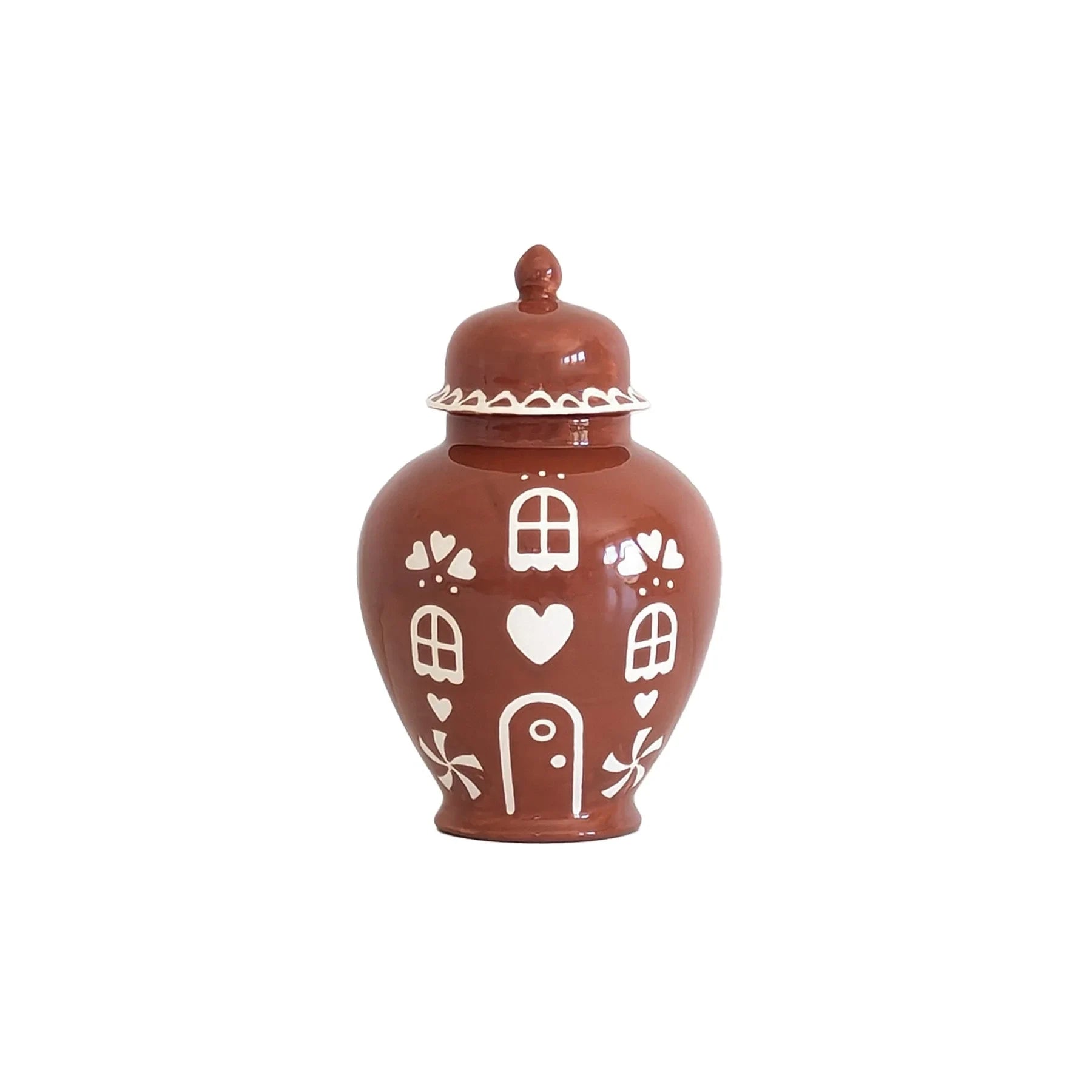 Gingerbread House Ginger Jars