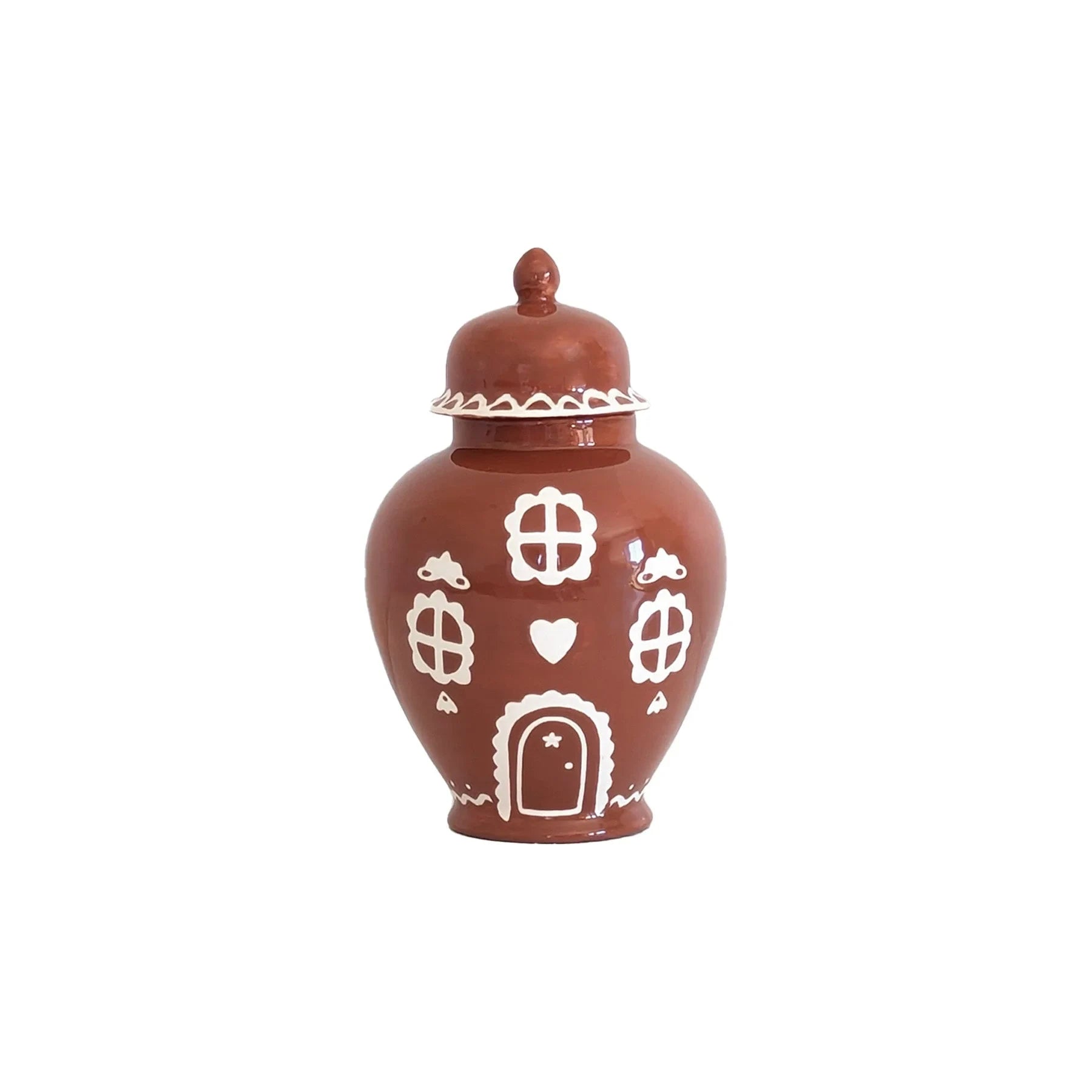 Gingerbread House Ginger Jars