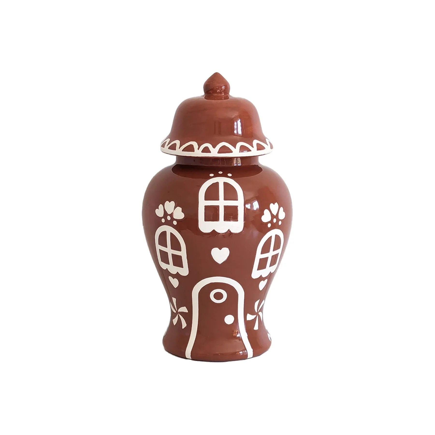 Gingerbread House Ginger Jars