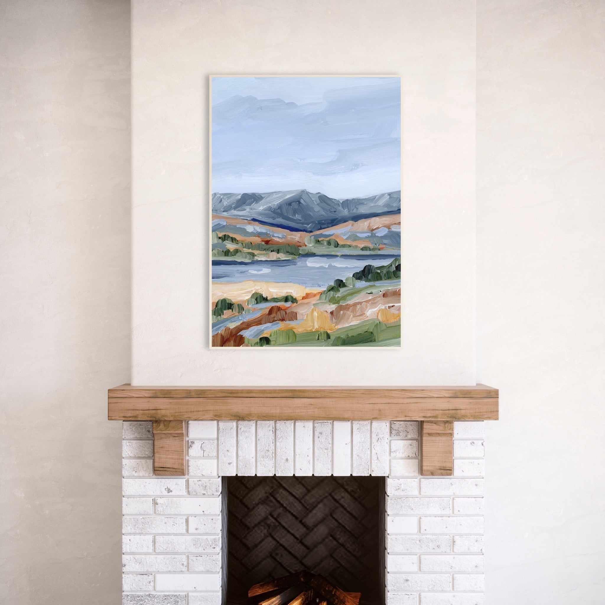 "Glacier Lake" Art Print