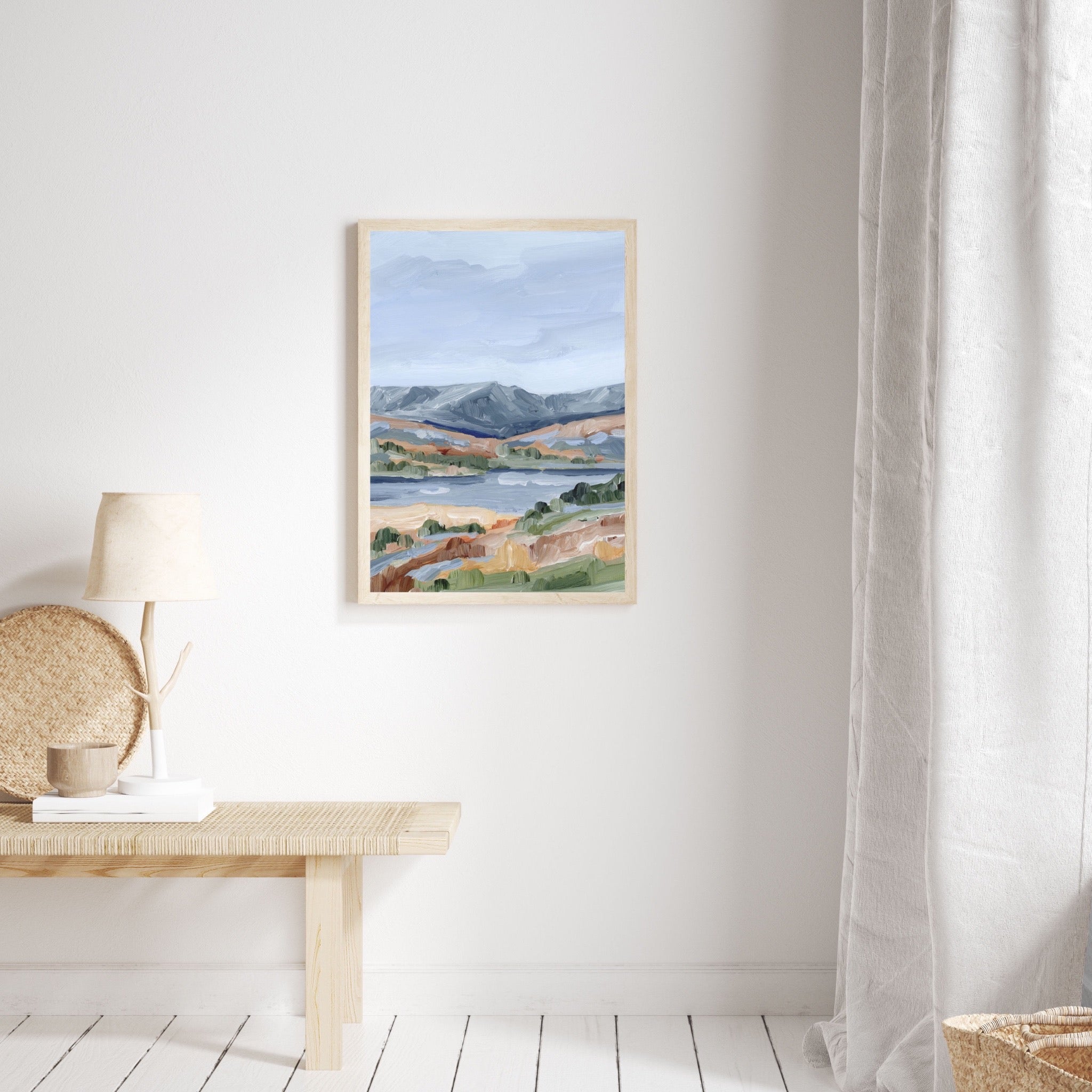 "Glacier Lake" Art Print